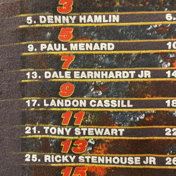 Bristol Food City 500 NASCAR Tee 2XL | 2015 Race Lineup, Dale Earnhardt Jr. - Picture 4 of 4